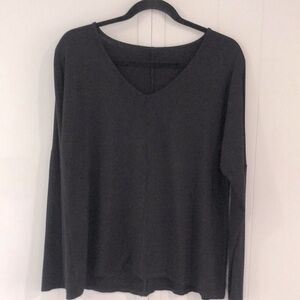 Basic black top with dolman sleeves